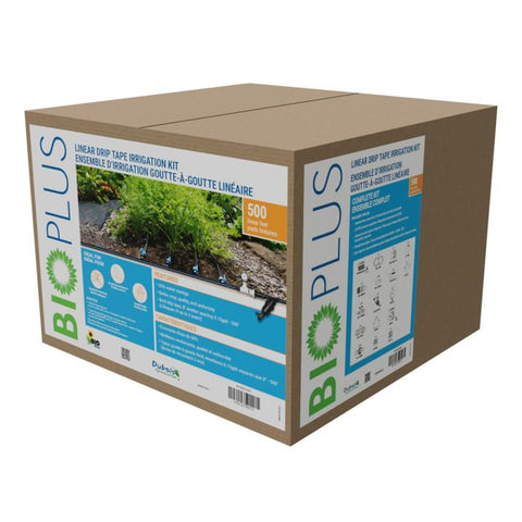 Bio Plus 500' Linear Drip Tape Irrigation Kit