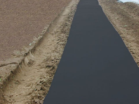 Black Plastic Mulch for trees